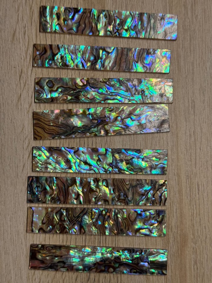 Placas de abalone para incrustaciones