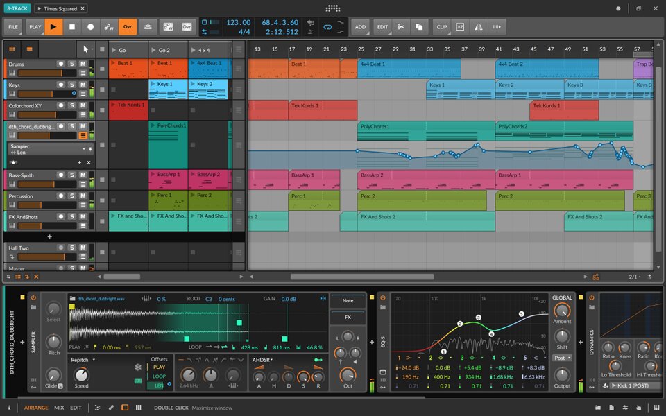 Bitwig Studio 8-Track