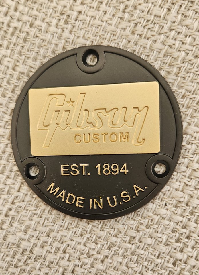 Gibson Custom Shop Placa Metálica