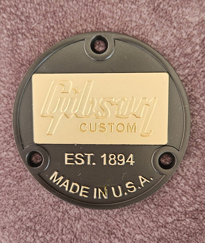 Gibson Custom Shop Placa Metálica