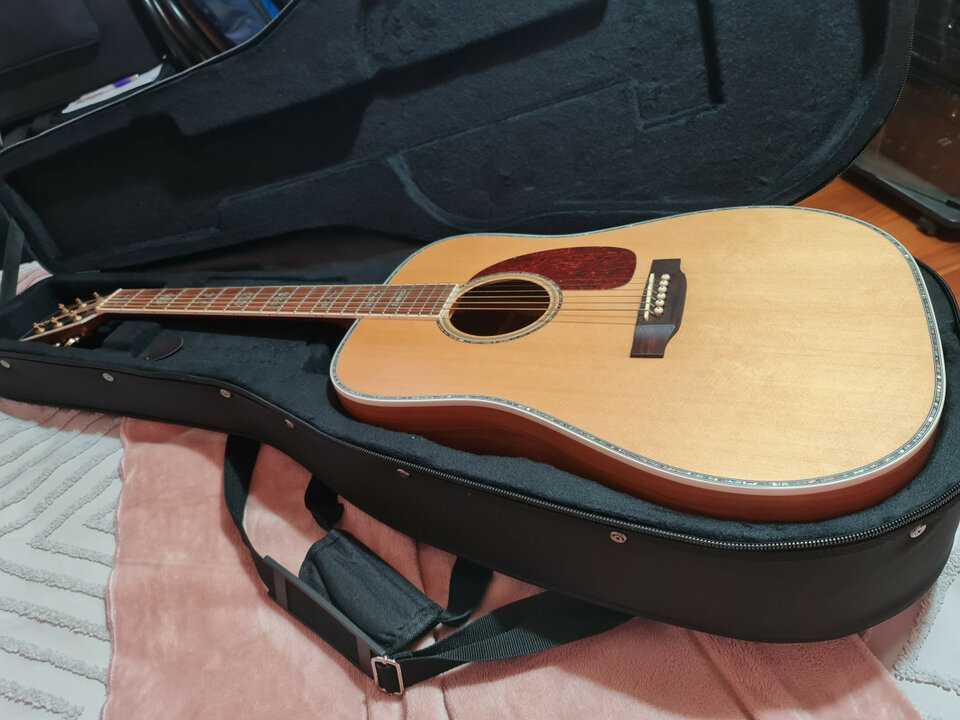 Guitarra acústica maciza HB Custom Line CLD-41S WN + Estuche