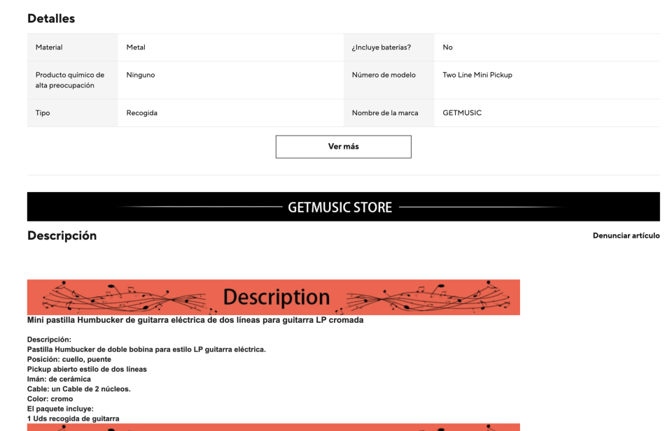 Harley Benton RB-600BK modificada (estilo Rickenbacker)