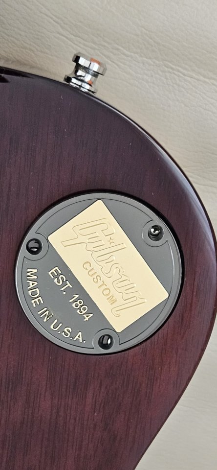 Gibson Custom Shop Placa Metálica