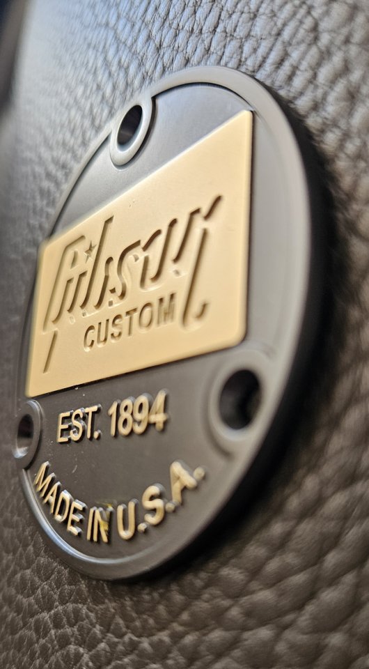 Gibson Custom Shop Placa Metálica