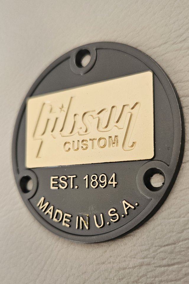 Gibson Custom Shop Placa Metálica