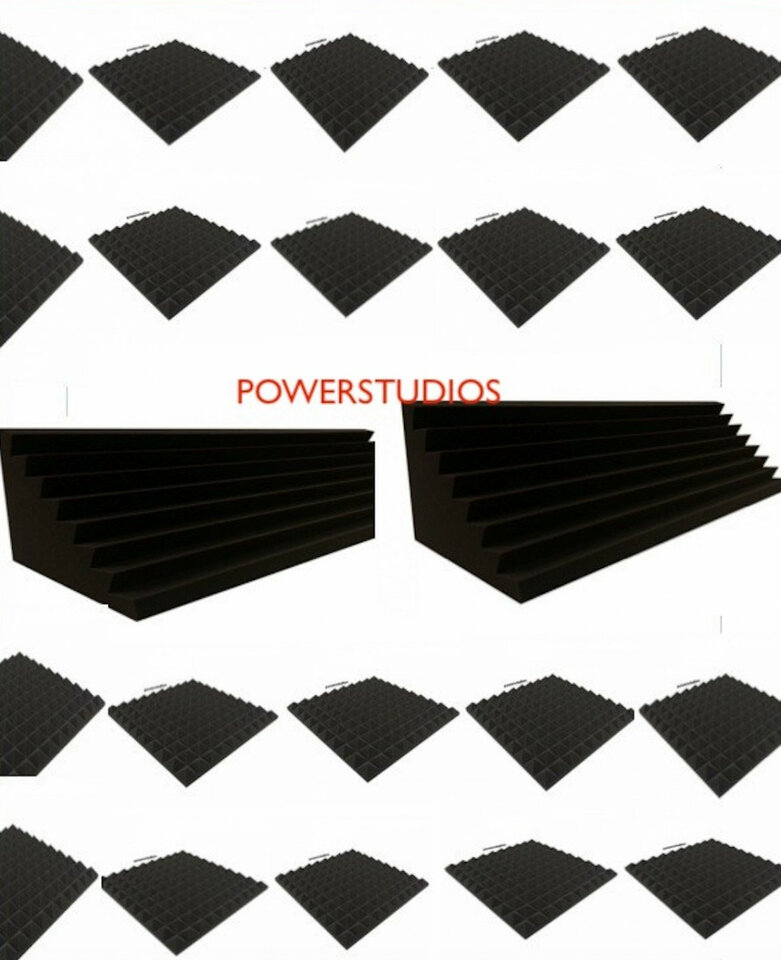 Kit Oferta -20 paneles acústicos 4cm+2 trampas de graves 100x30x30+envío incluido