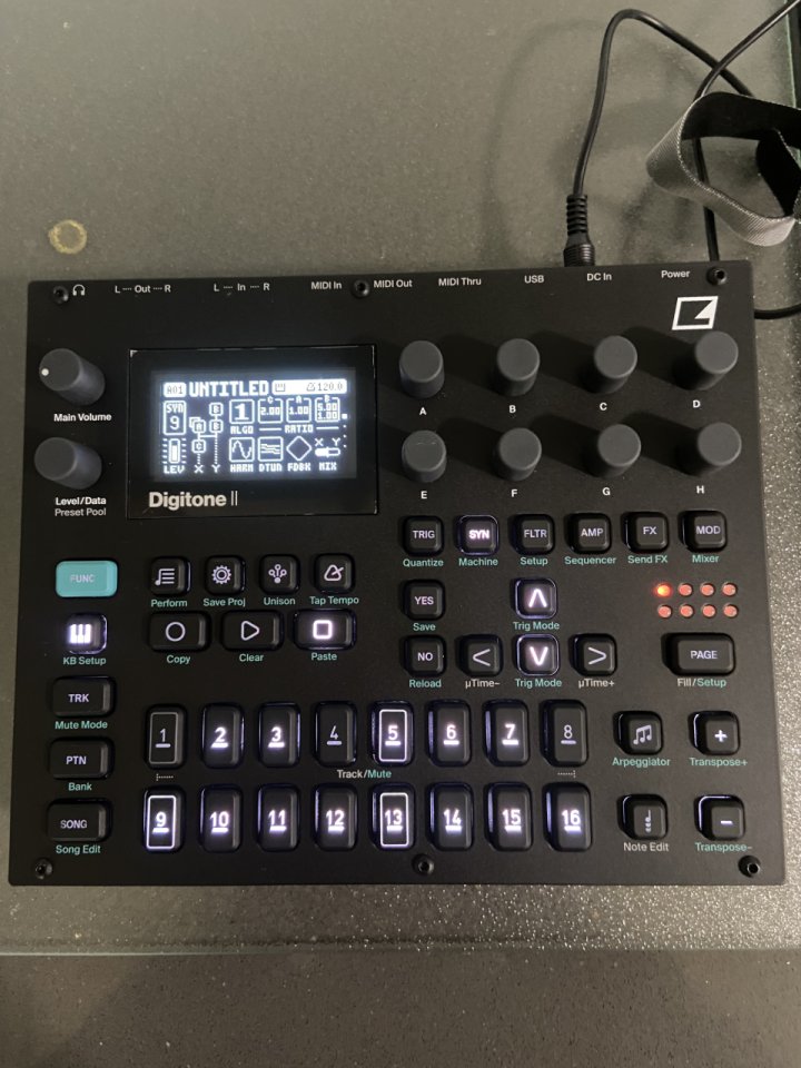 Elektron Digitone II (MK2) Sintetizador