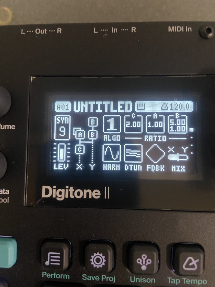 Elektron Digitone II (MK2) Sintetizador