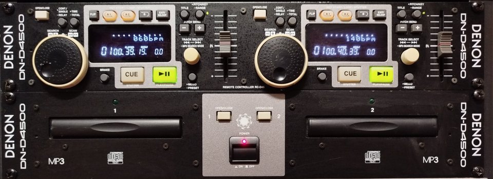 Denon DN-D4500 – Reproductor profesional doble CD/MP3 para DJ – Completo de segunda mano · Foto 1 de 8 · Illes Balears · 200 €