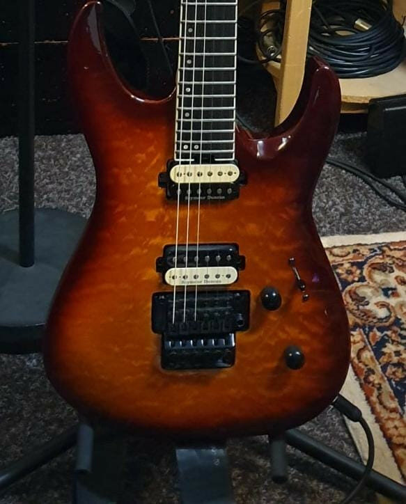 Jackson Pro Dinky DK2Q Tobacco Burst Mejicana