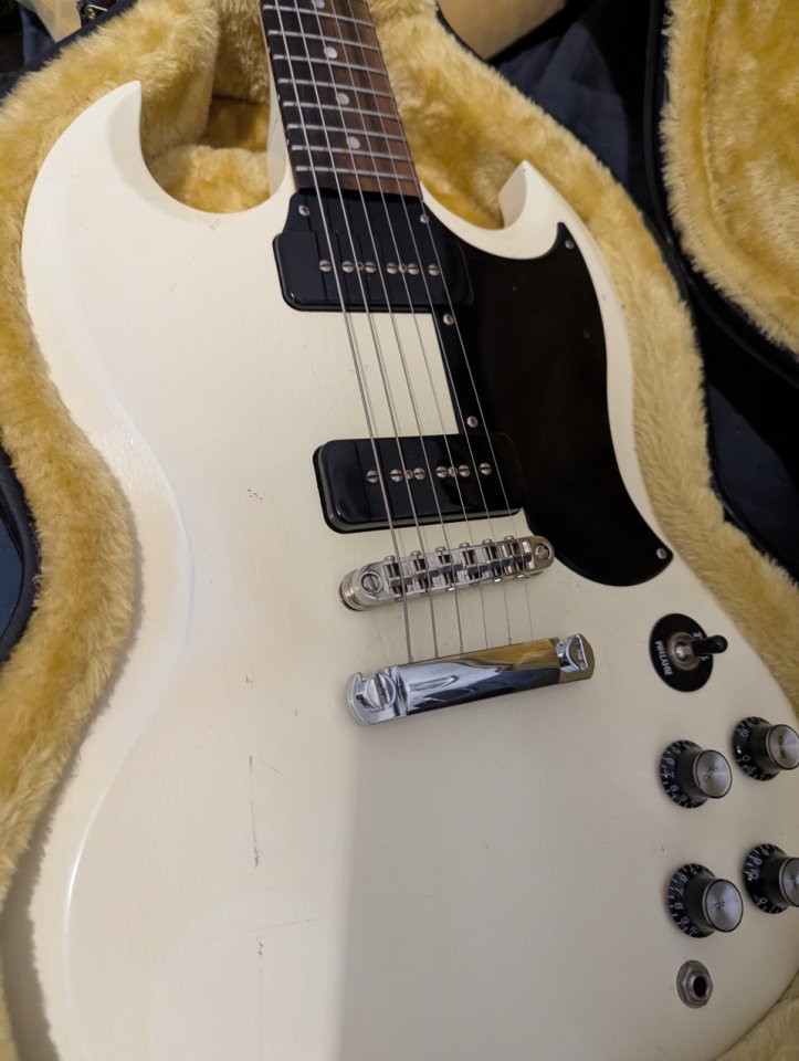 Gibson SG Special '60 Tribute White P90 2011
