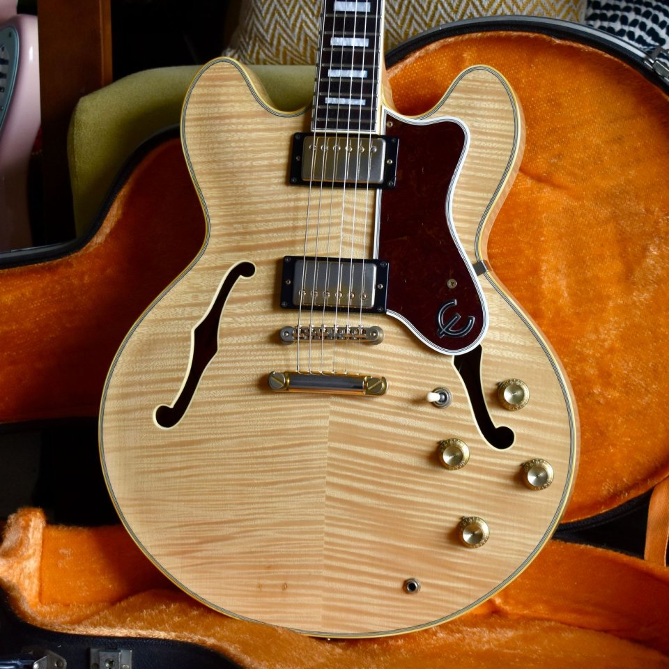 1991 Epiphone Sheraton Antique Natural Made in Japan pre-elitist