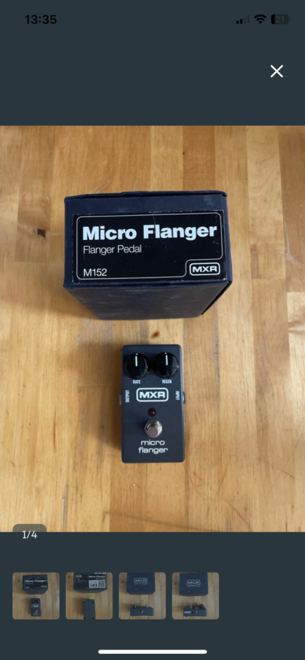 MXR M152 Micro Flanger de segunda mano · Foto 1 de 4 · Madrid · 90 €