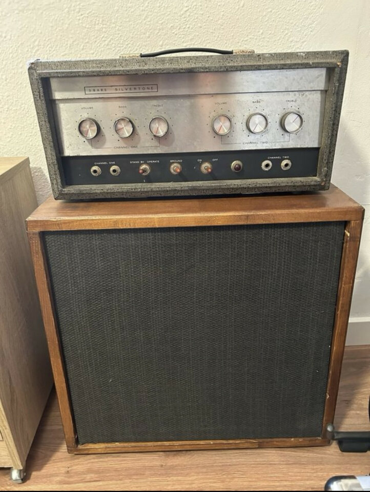 Cabezal Silvertone 1483 + Pantalla artesanal