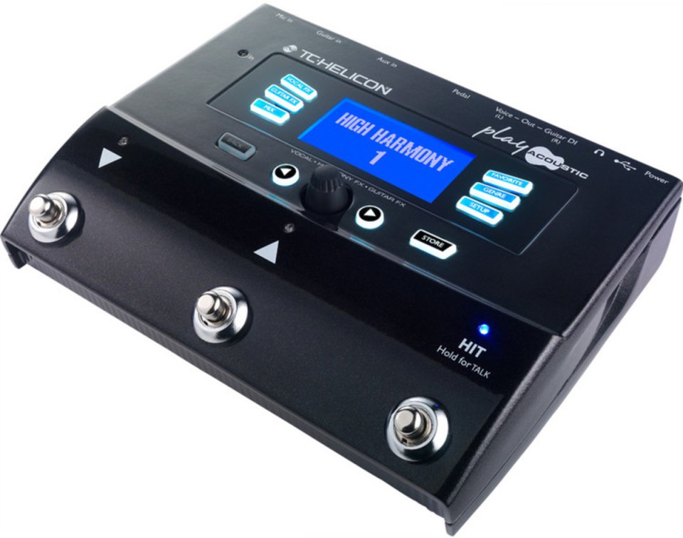TC HELICON PLAY ACOUSTIC - Pedal para voz y guitarra acompañante
