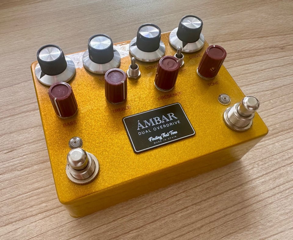 Pedal Ámbar Dual Overdrive - De Finding That Tone de segunda mano · Foto 2 de 4 · Valencia · 190 €
