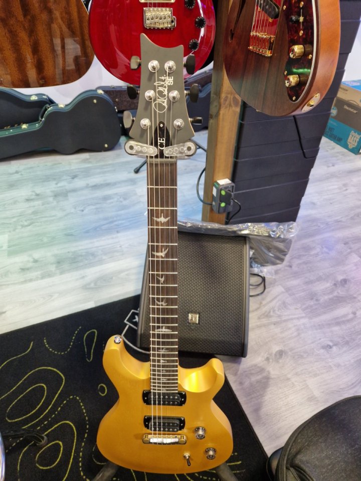 PRS SE ce24 std satin stdp met gold