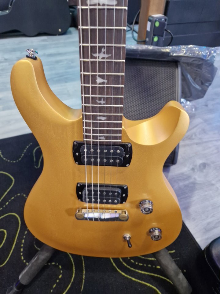 PRS SE ce24 std satin stdp met gold