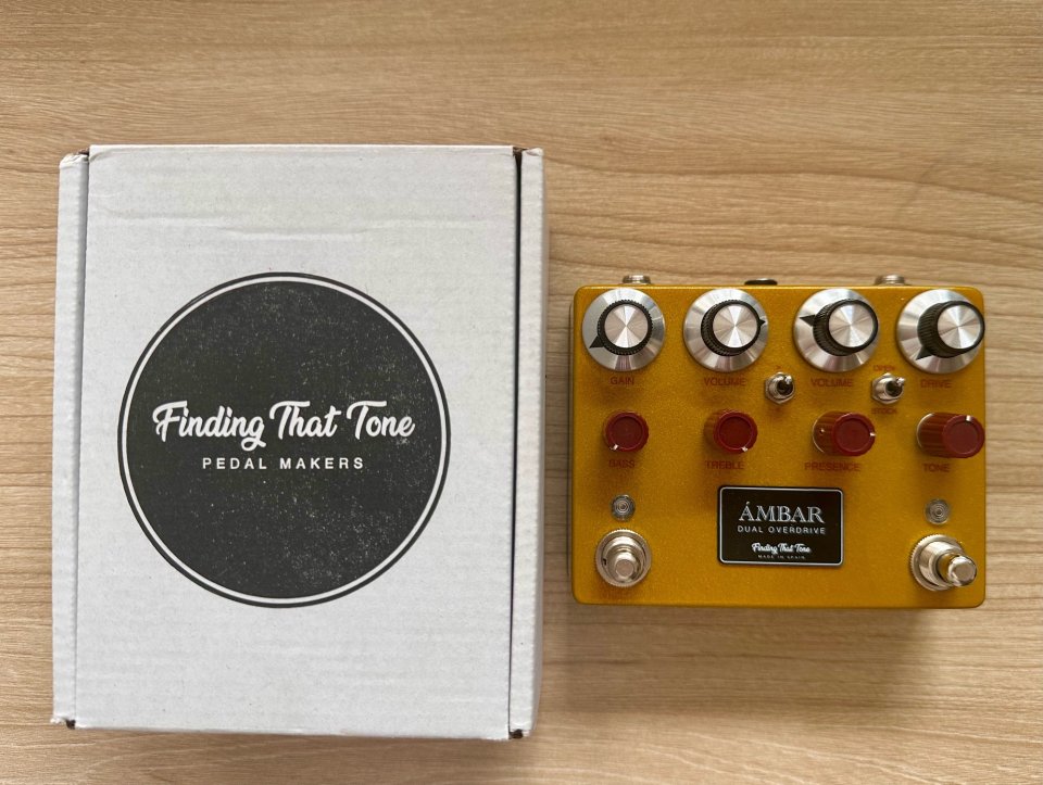 Pedal Ámbar Dual Overdrive - De Finding That Tone de segunda mano · Foto 4 de 4 · Valencia · 190 €