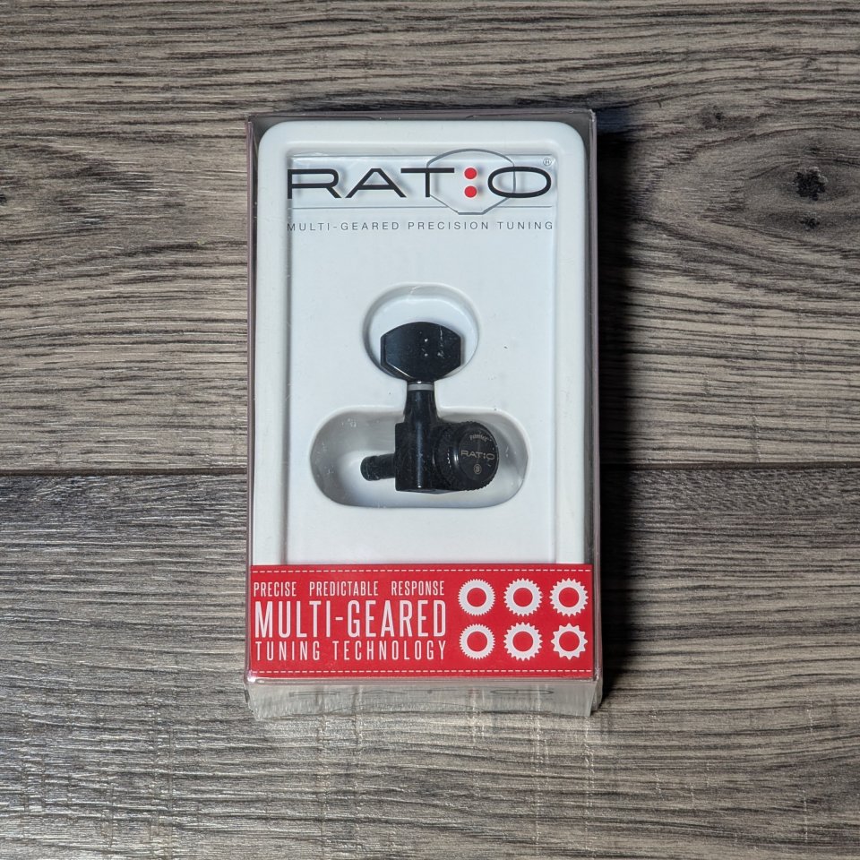 GraphTech Ratio 6L Locking Tuners Black PRL-9721-B0 Staggered de segunda mano · Foto 4 de 5 · SC Tenerife · 75 €