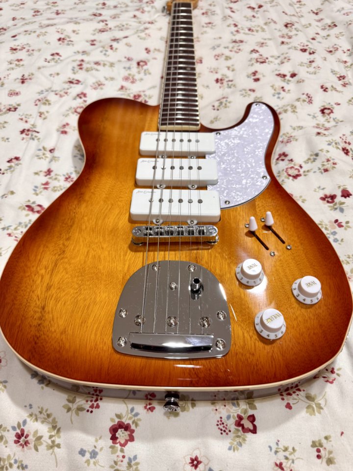 Vintage REVO Series Trio Electric Guitar ~ Honeyburst de segunda mano · Foto 1 de 9 · SC Tenerife · 390 €