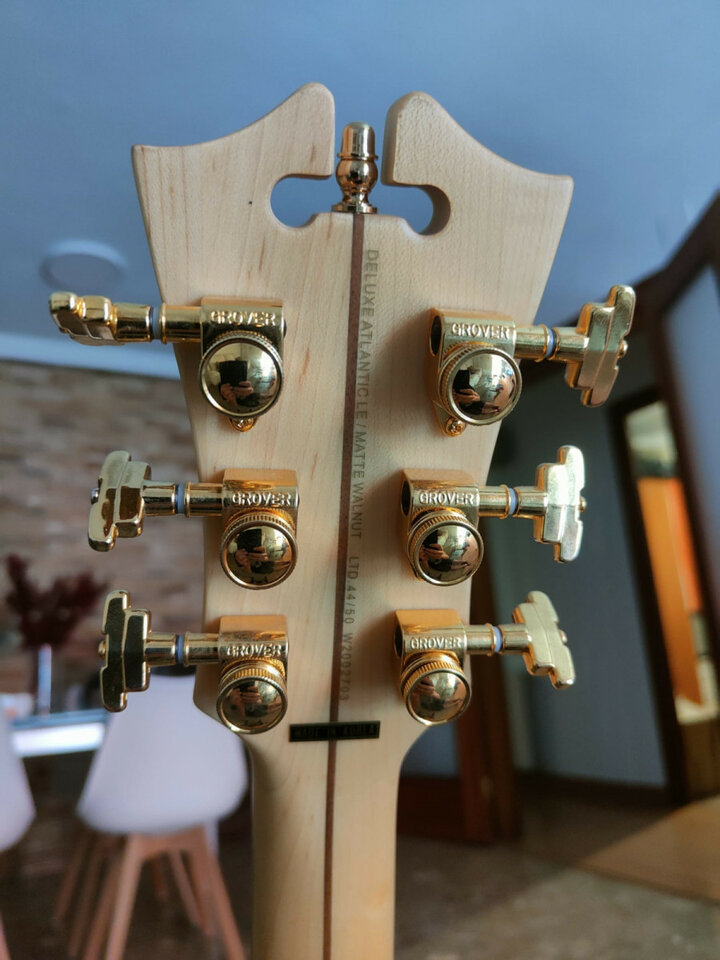 Guitarra eléctrica DAngelico Deluxe Atlantic LTD Walnut (edición limitada)