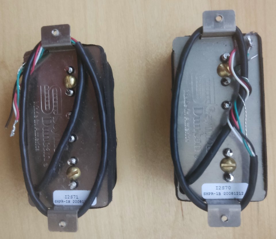 Juego Pastillas Guitarra P-Rails + Marco Triple Shot