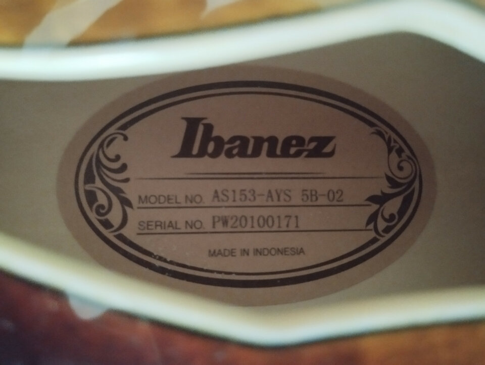 Ibanez AS 153 AYS