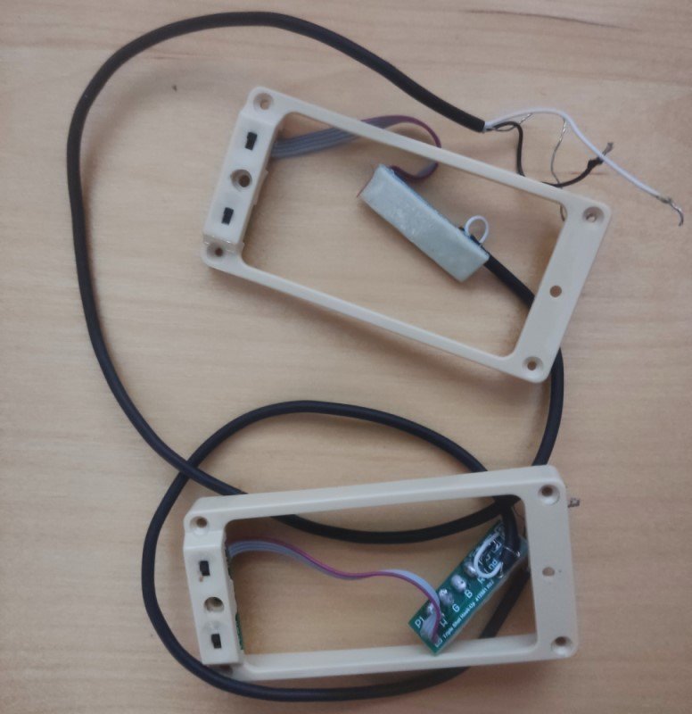 Juego Pastillas Guitarra P-Rails + Marco Triple Shot