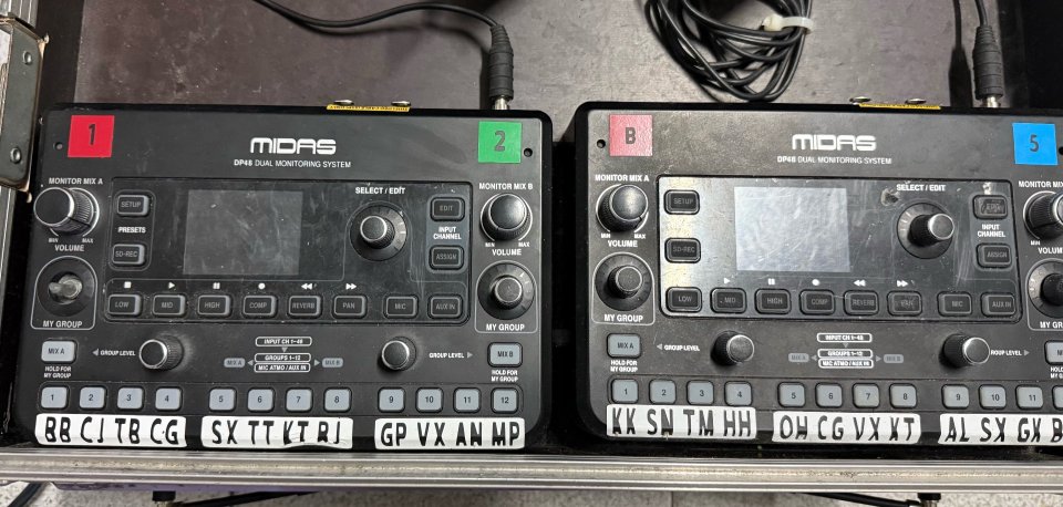 Midas DP48 Sistema Monitor Doble