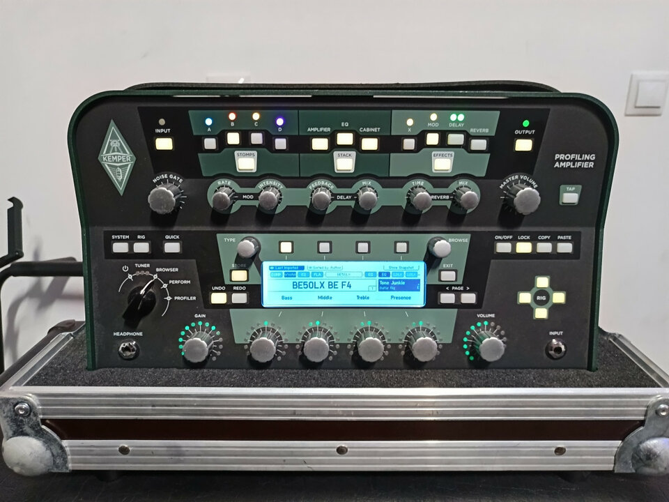 Vendo kemper powerhead+flight case