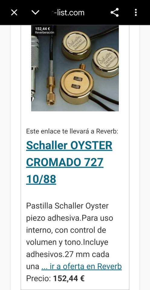 Schaller OYSTER CROMADO de segunda mano · Foto 6 de 6 · Madrid · 99 €
