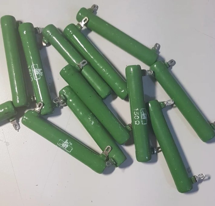 Resistencia bobinada vitrificada 150Ω 15W NOS Vintage – 9 unidades de segunda mano · Foto 2 de 2 · Barcelona · 4 €