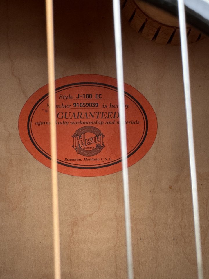 Gibson J-180 EC