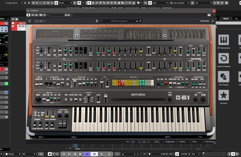 Plugin original Arturia CS-80 V