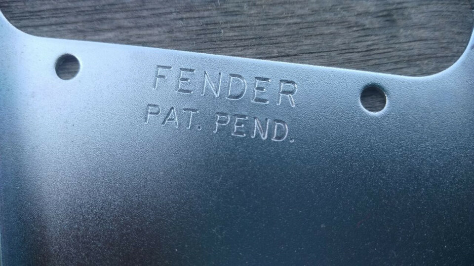 Puente Telecaster Vintage FENDER Pat Pend