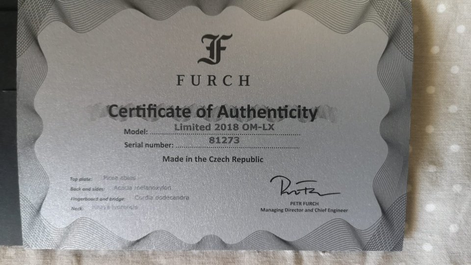 FURCH LIMITED 2018 OM-LX y FURCH VINTAGE 3 D-SR