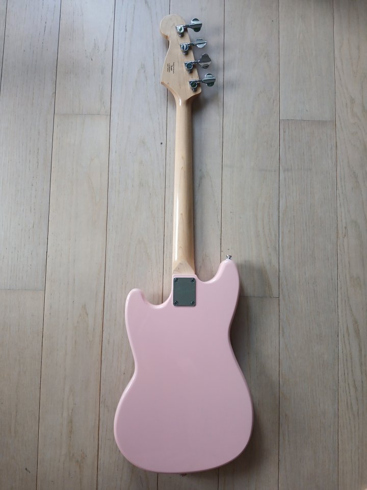 Squier FSR Sonic Bronco Shell Pink