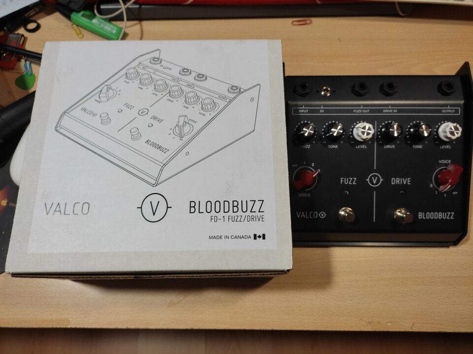 Valco Bloodbuzz Fuzz + Drive Como Nuevo.
