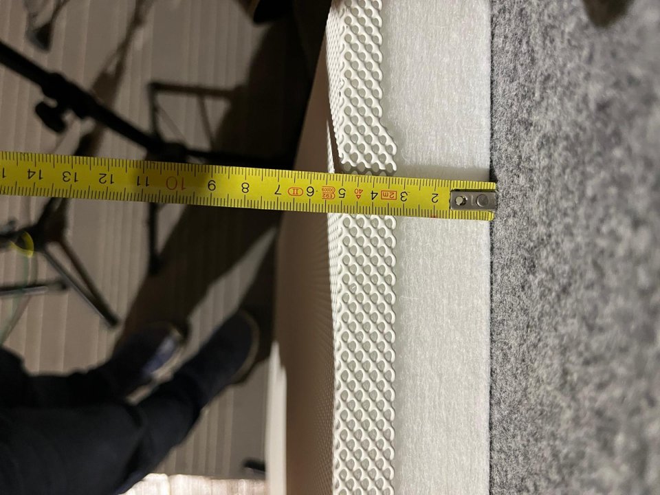 Vendo 50 paneles acusticos 112 x 50 x 5 cm Rejilla Metalica