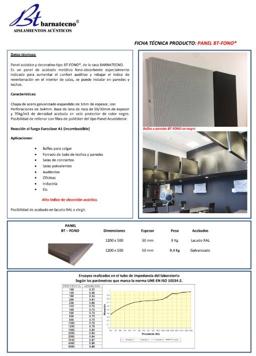 Vendo 50 paneles acusticos 112 x 50 x 5 cm Rejilla Metalica