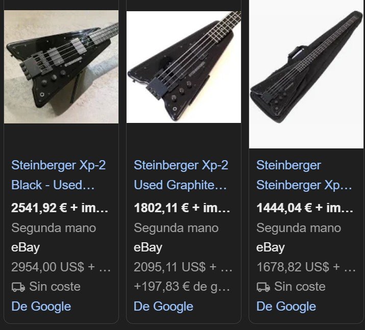 Bajo Steinberger XP2 Headless Bass