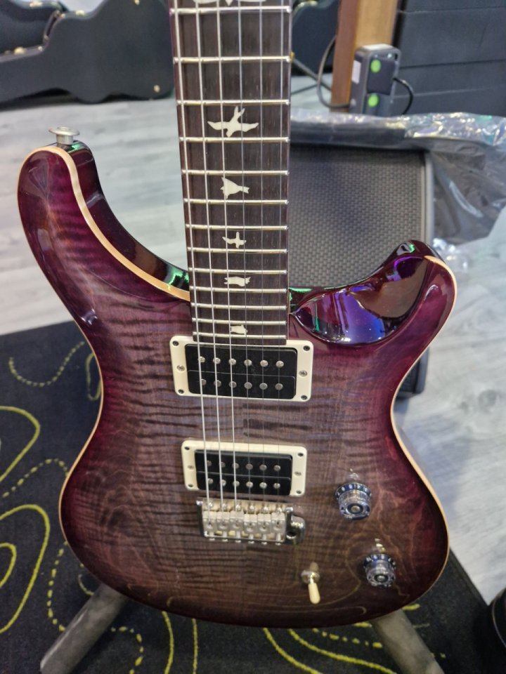 PRS ce24 Faded Grey black purple