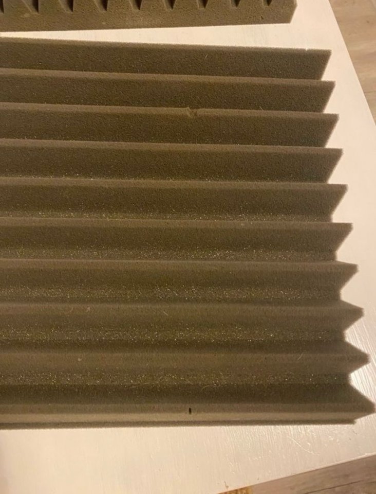 32 Paneles Acústicos Espuma Gris