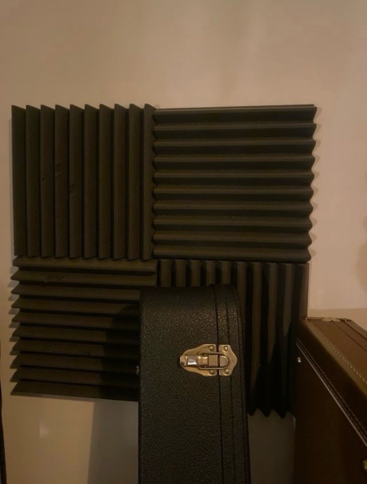 32 Paneles Acústicos Espuma Gris