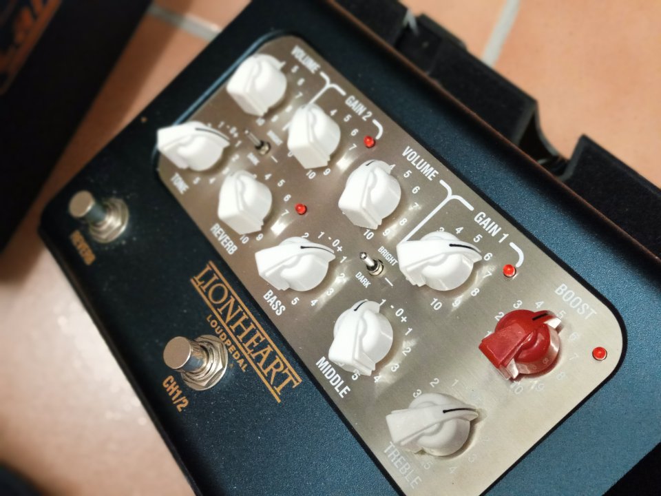 Laney Lionheart loudpedal Tom Quayle.