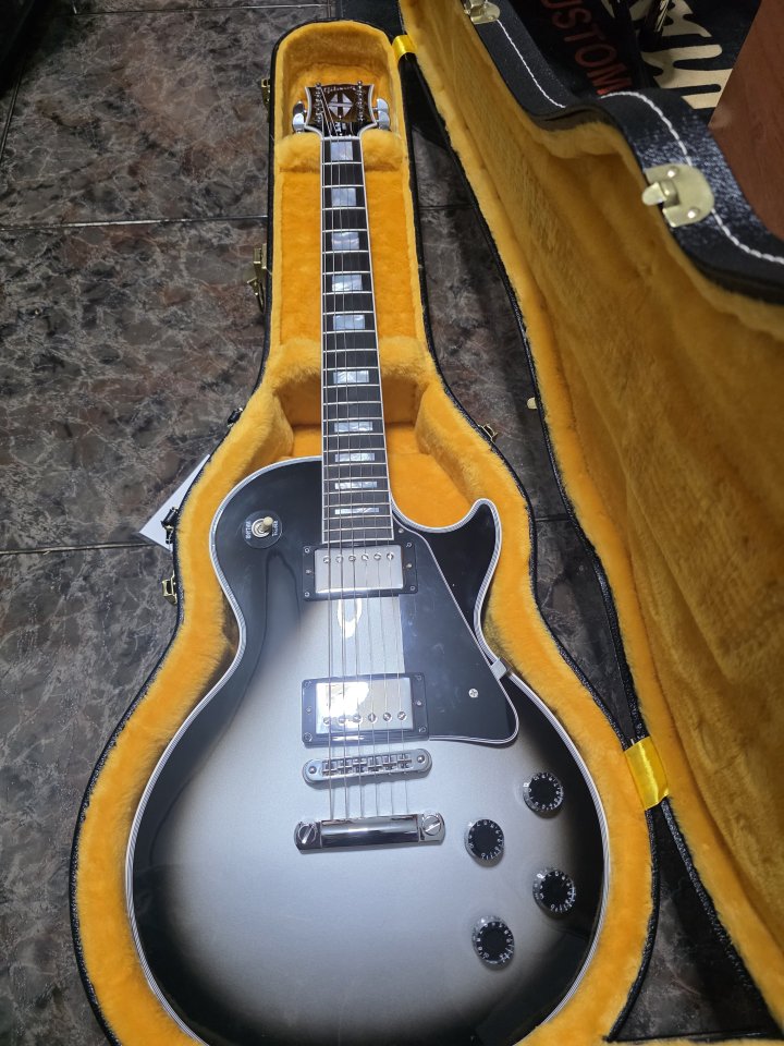 Gibson Les Paul Custom Silverburst(RESERVADA)