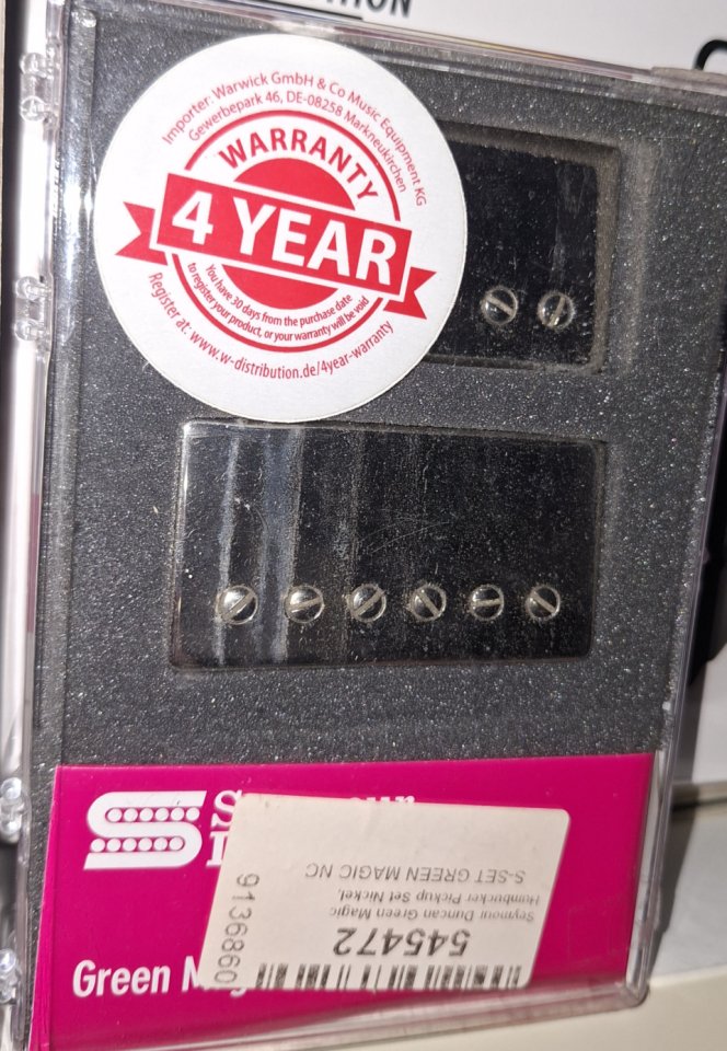 Seymour Duncan Green Magic Humbucker Set