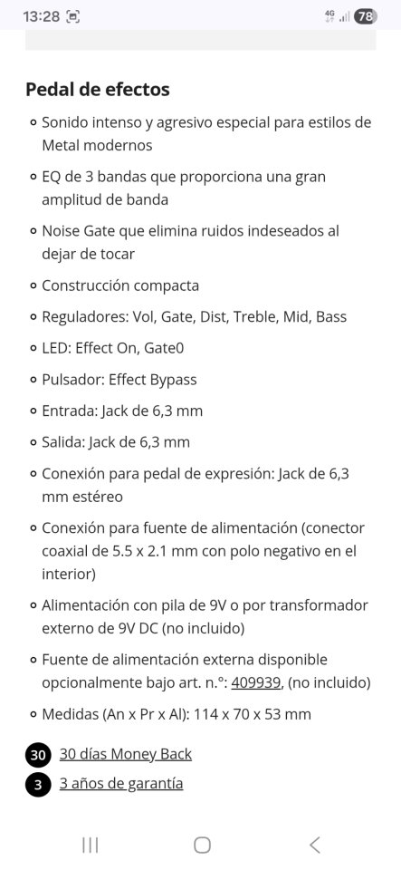 Electro Harmonix Nano Metal Muff de segunda mano · Foto 9 de 9 · Valencia · 60 €