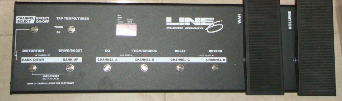 Pedalera Line6 Floorboard para Flextone II 60 W